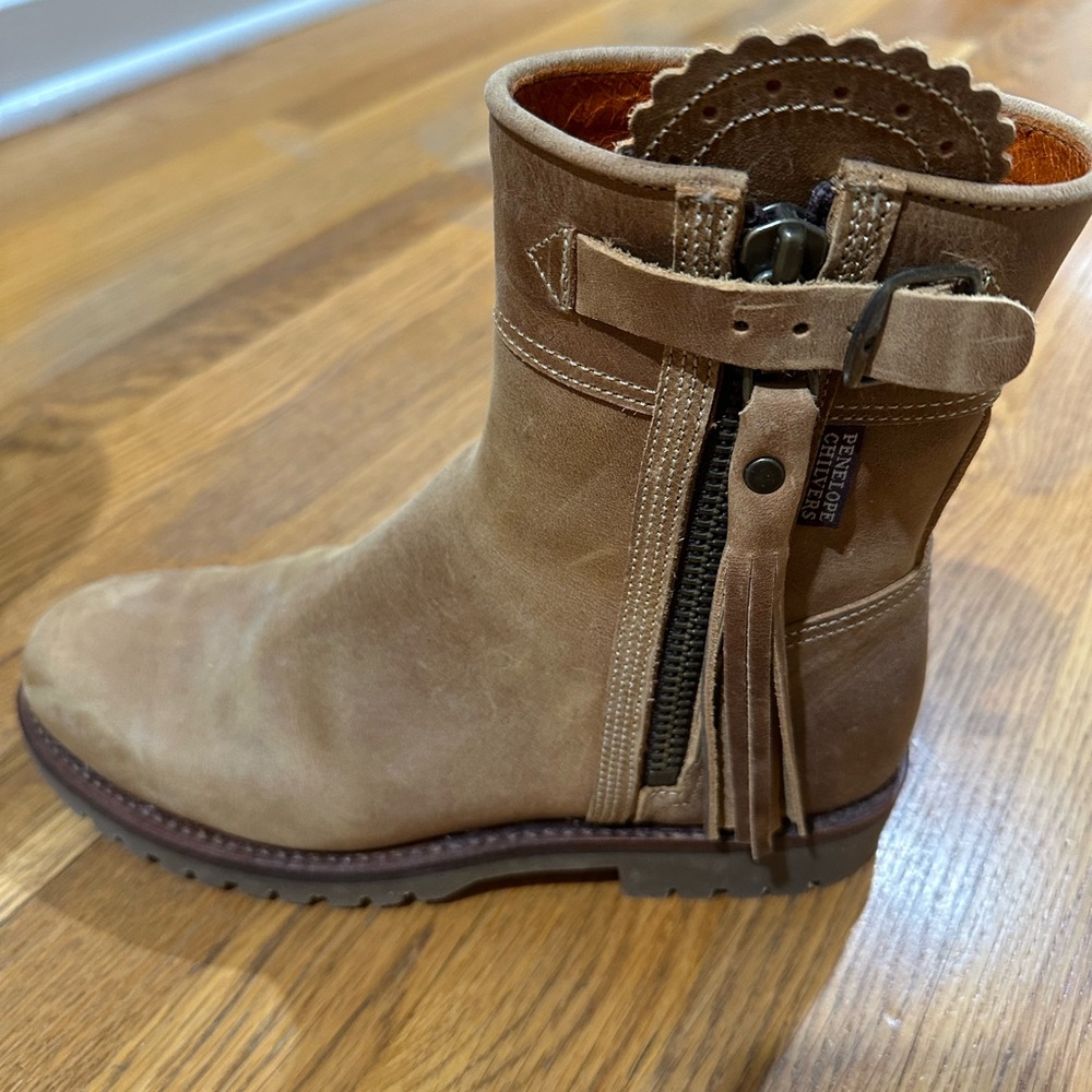 Penelope Chilvers Cropped Tassel Boots 39 (color - biscuit) - Picture 11 of 13